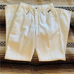 Size 28 authentic Rockies white jeans